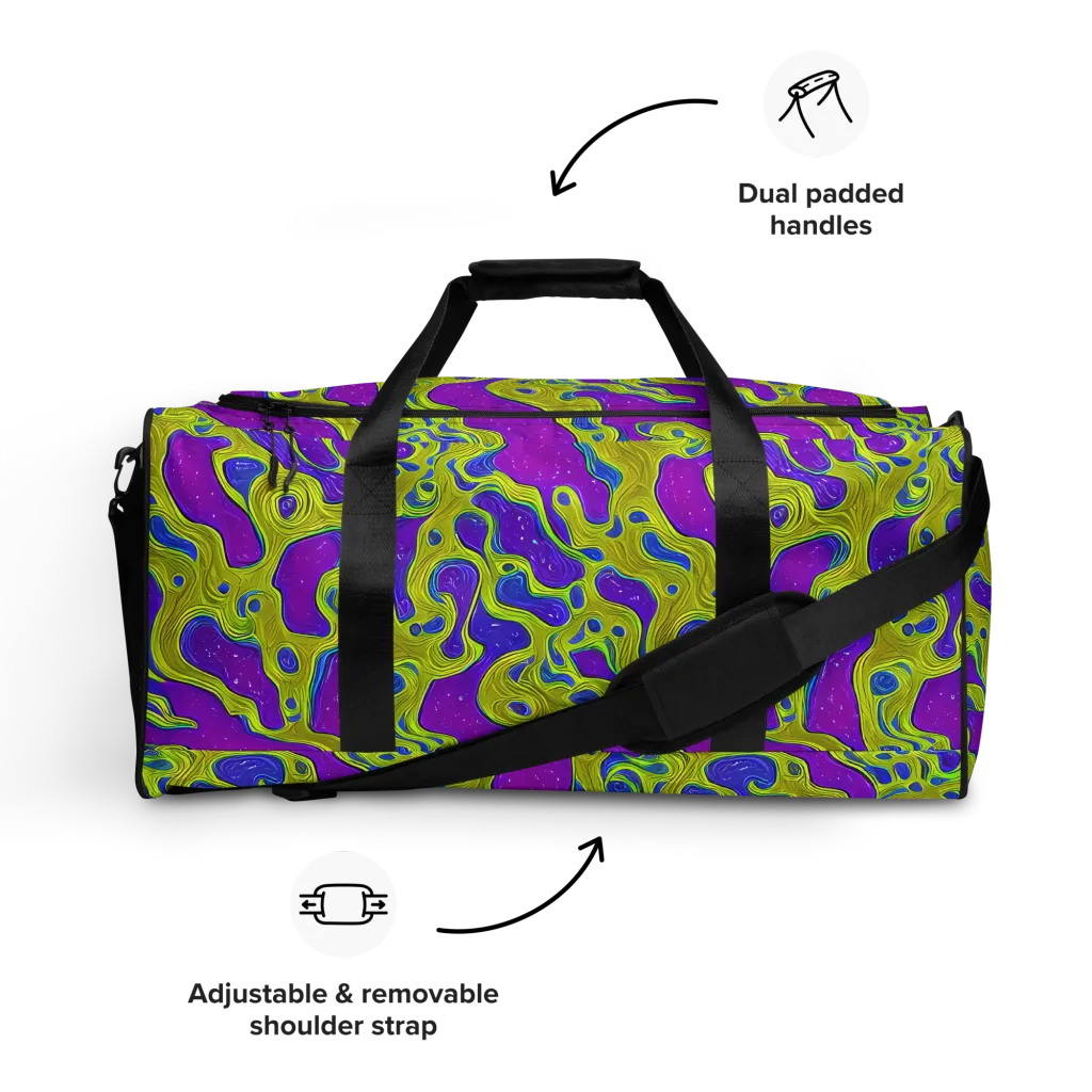 Electric Mire on Duffle Bag — Front