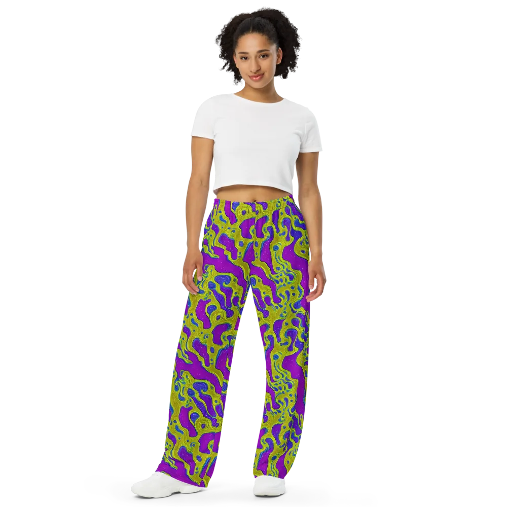 Electric Mire on Wide-Leg Pants — Front