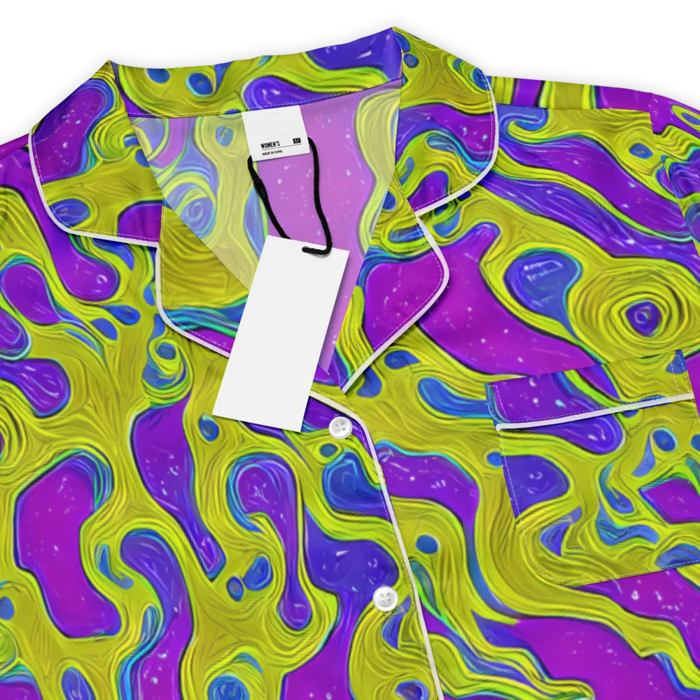 Electric Mire on Women's Short Sleeve Pajama Top — Product details