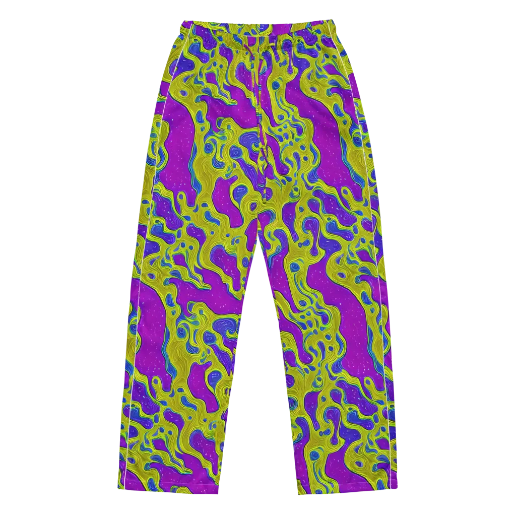 Electric Mire on Women's Pajama Pants — Front