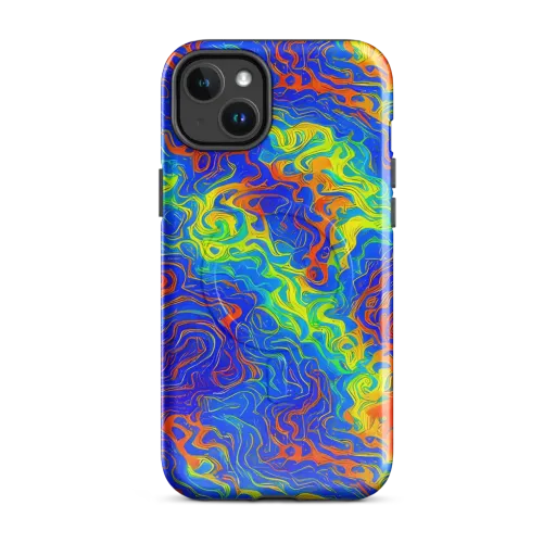 Blue Heatwave on a MagSafe Tough Case for iPhone®