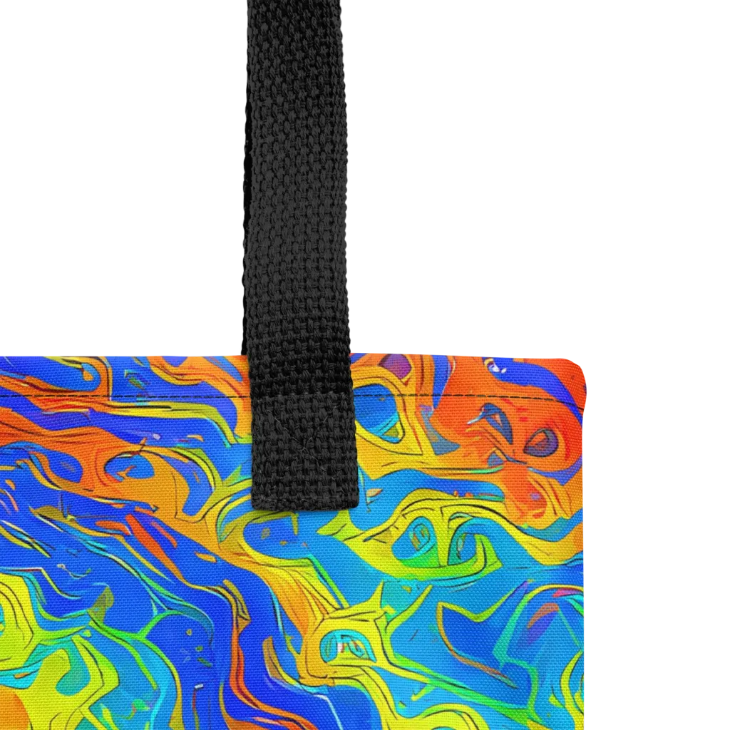 Blue Heatwave on Tote Bag — Product details