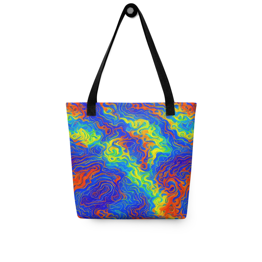 Blue Heatwave on Tote Bag — Front