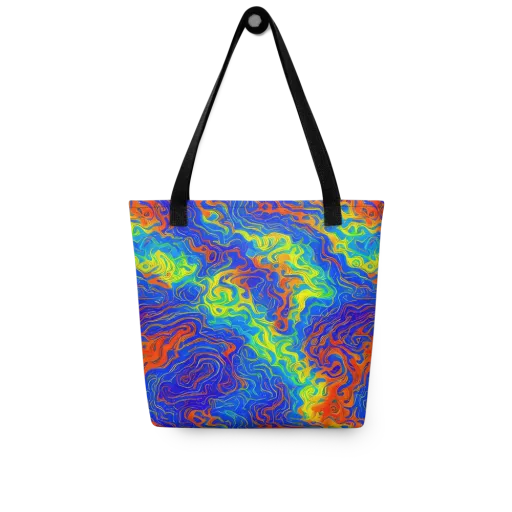 Blue Heatwave on a Tote Bag