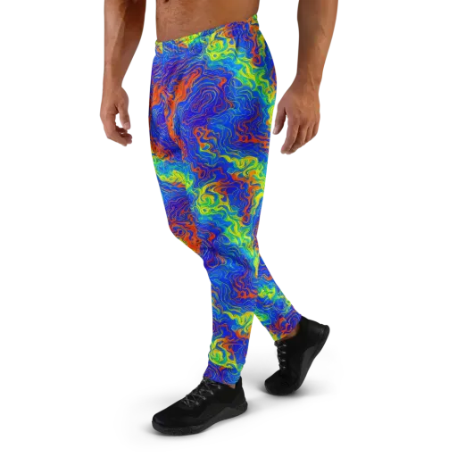 Blue Heatwave on a Men's Joggers