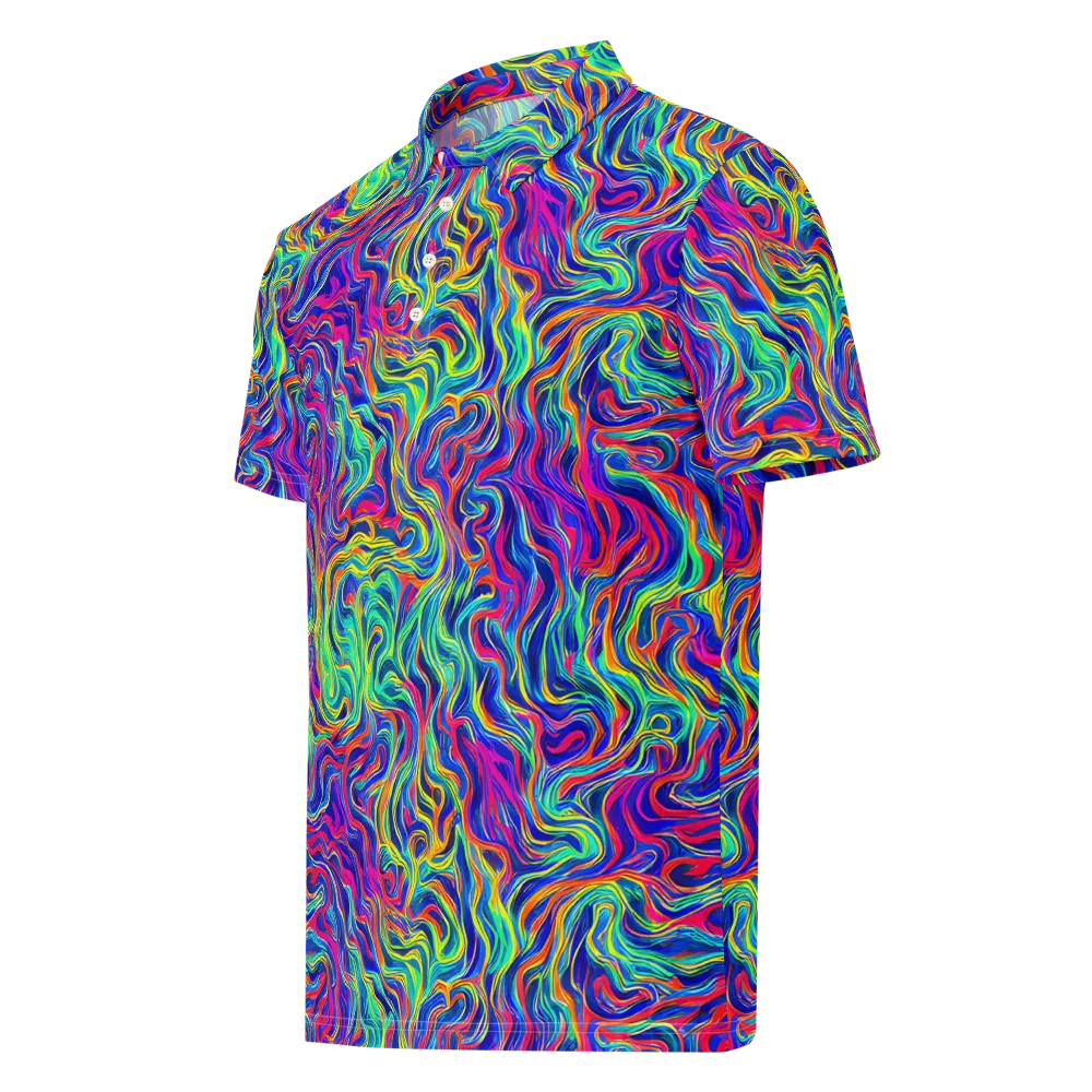 Colourstorm on Men's Slim Fit Polo Shirt — Left Front