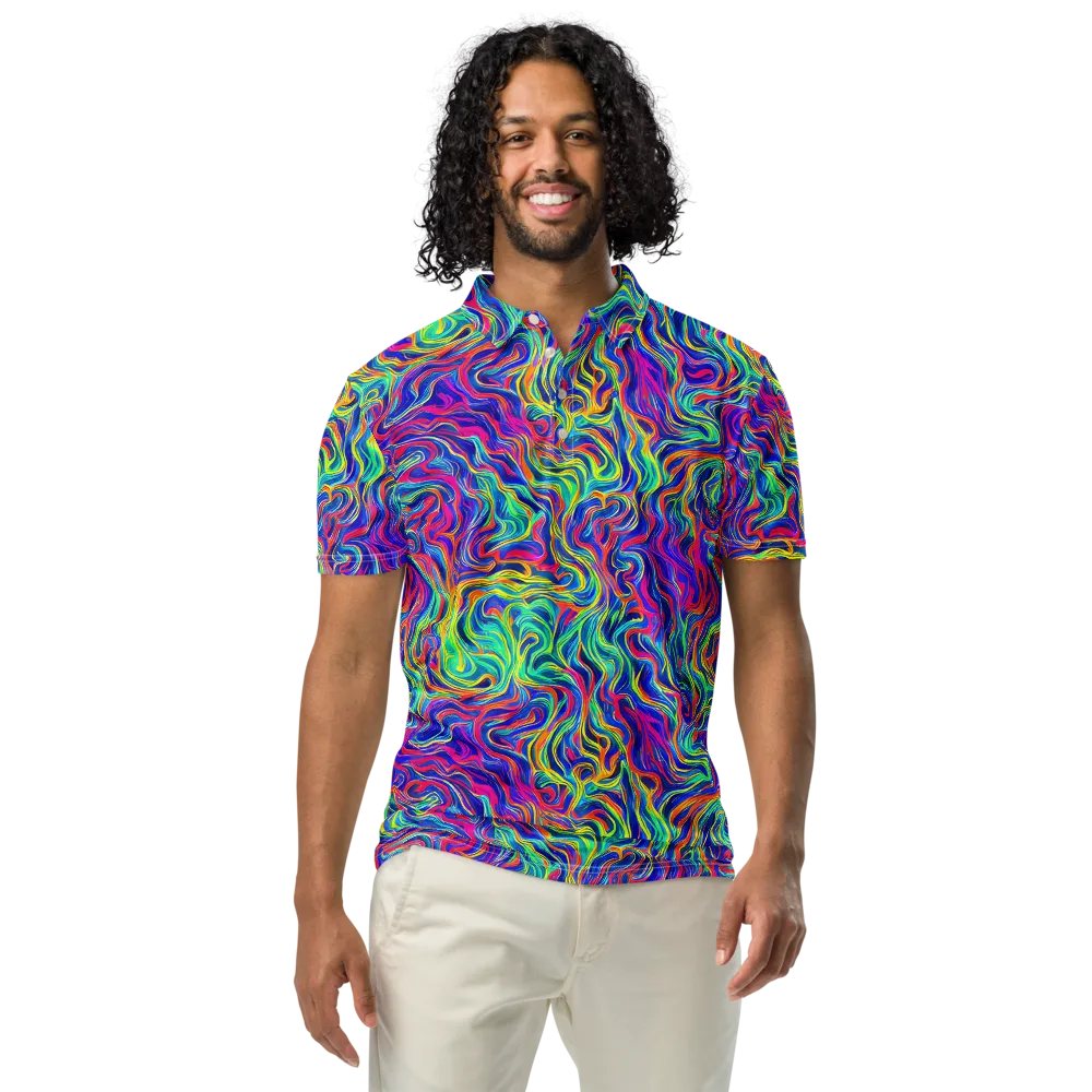 Colourstorm on Men's Slim Fit Polo Shirt — Front