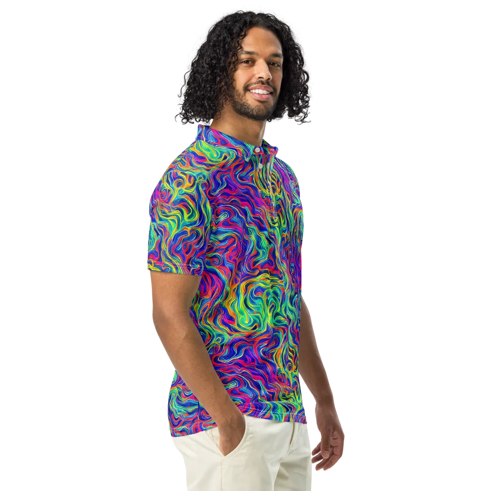 Colourstorm on Men's Slim Fit Polo Shirt — Right Front