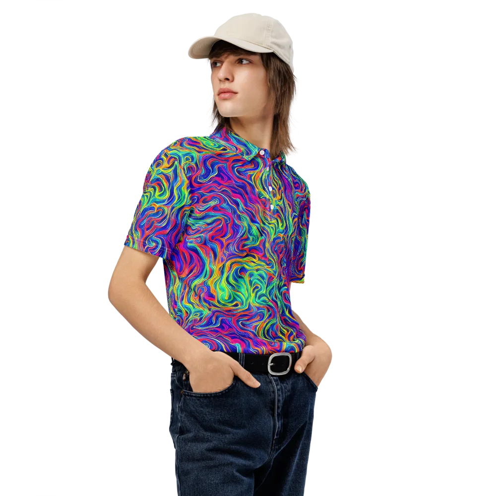 Colourstorm on Men's Slim Fit Polo Shirt — Right Front