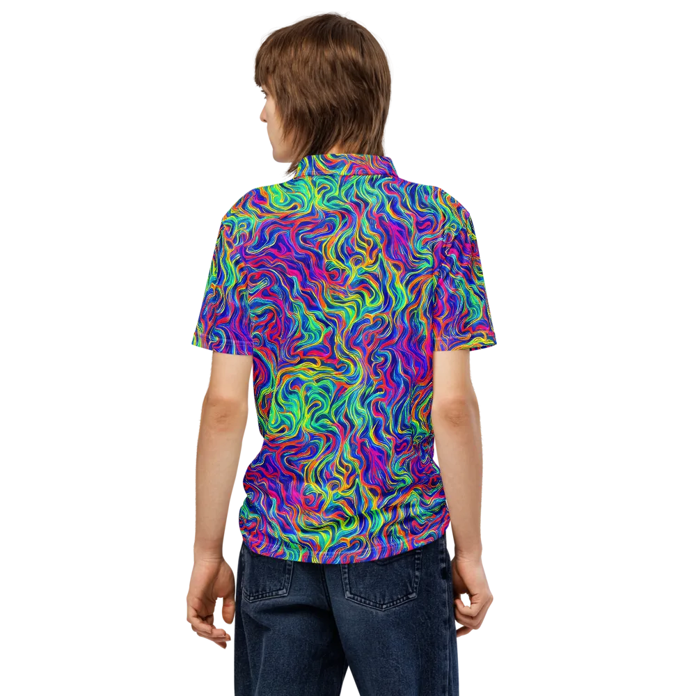 Colourstorm on Men's Slim Fit Polo Shirt — Back