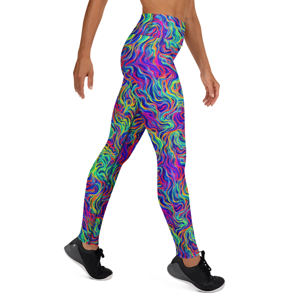 Colourstorm on Yoga Leggings — Right