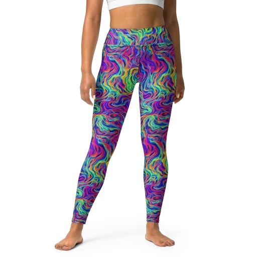 Colourstorm on a Yoga Leggings