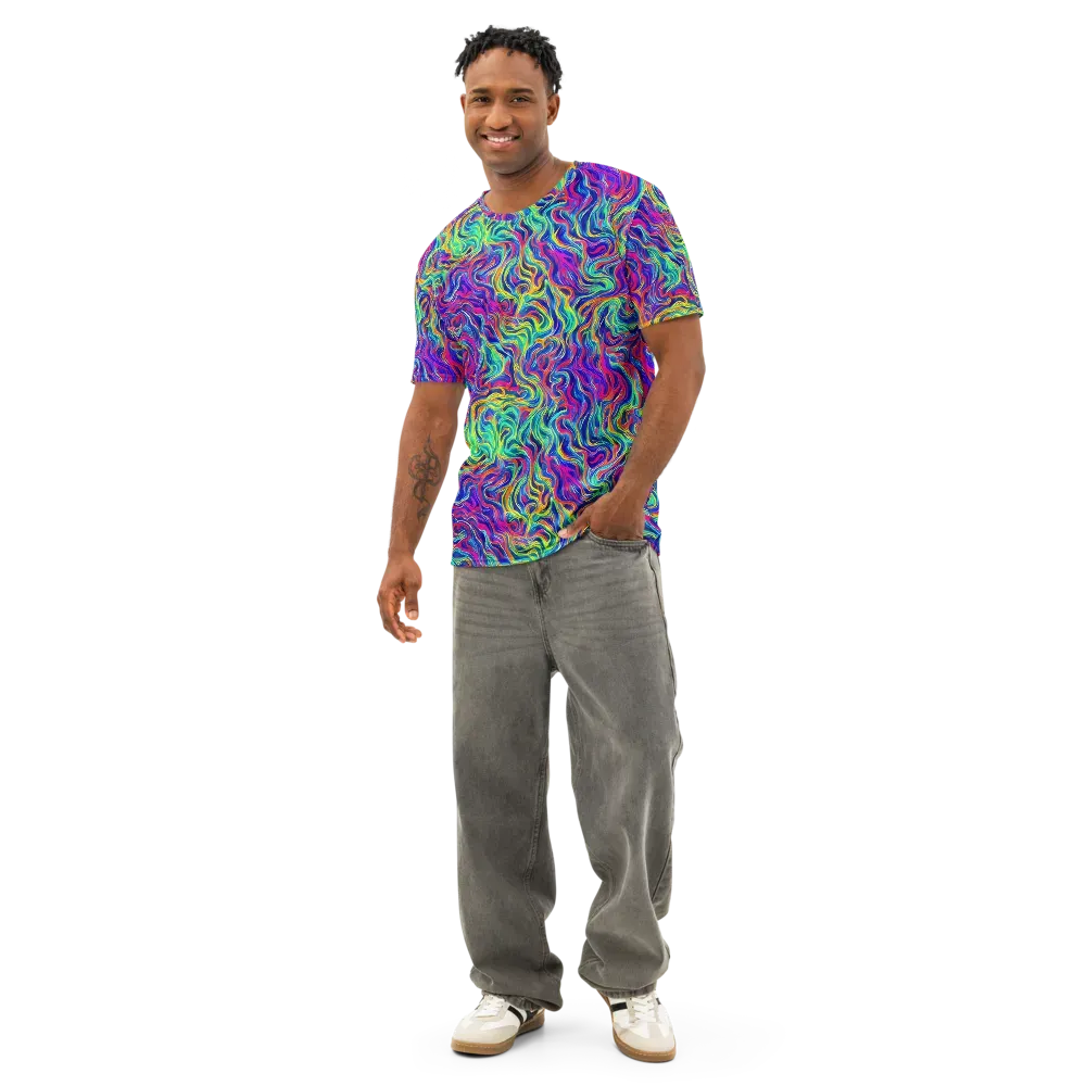 Colourstorm on Men's Cotton Crew Neck T-Shirt — Front