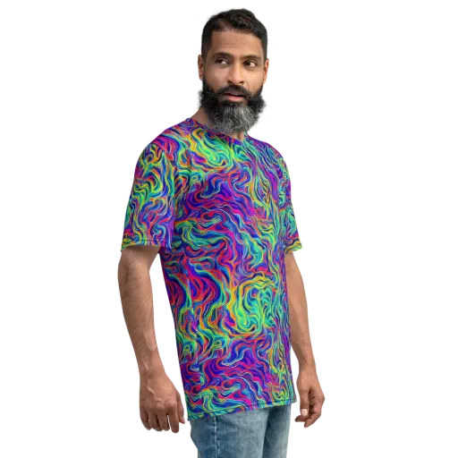 Colourstorm on a Men's Crew Neck T-Shirt