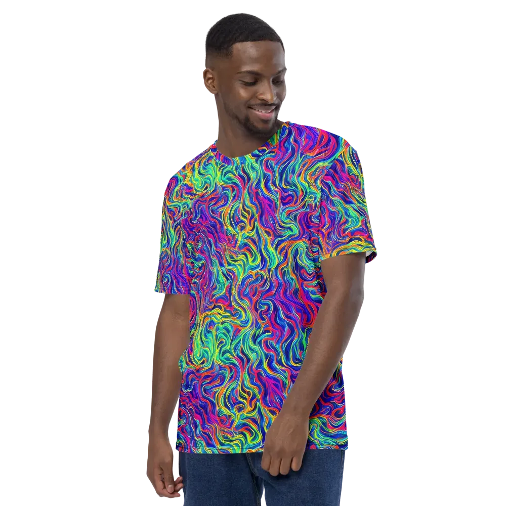 Colourstorm on Men's Crew Neck T-Shirt — Left