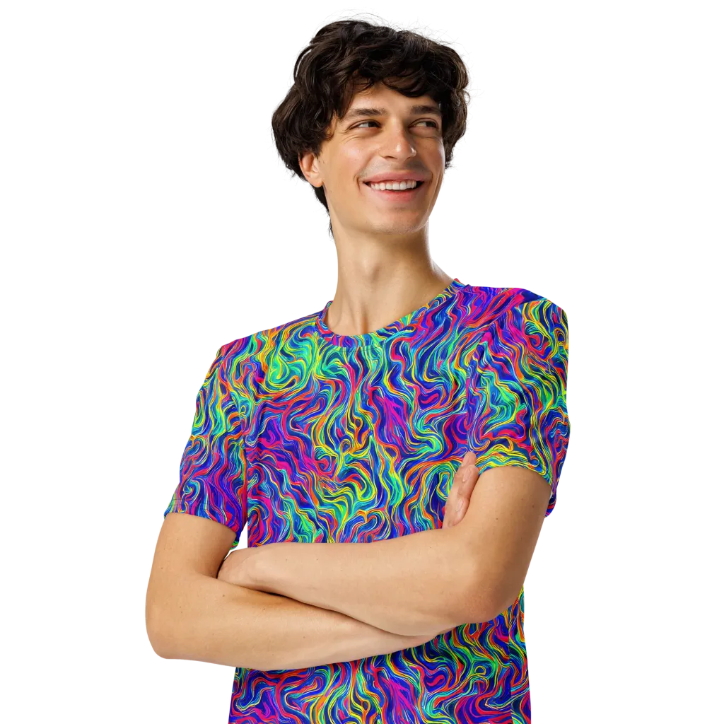 Colourstorm on Men's Crew Neck T-Shirt — Left Front