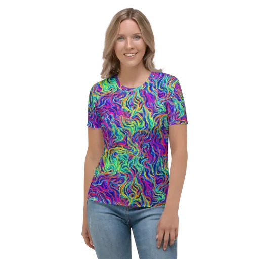 Colourstorm on a Women's Crew Neck T-Shirt