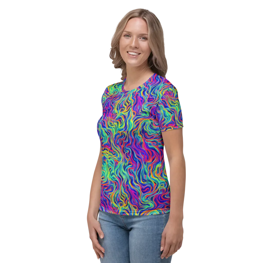 Colourstorm on Women's Crew Neck T-Shirt — Left