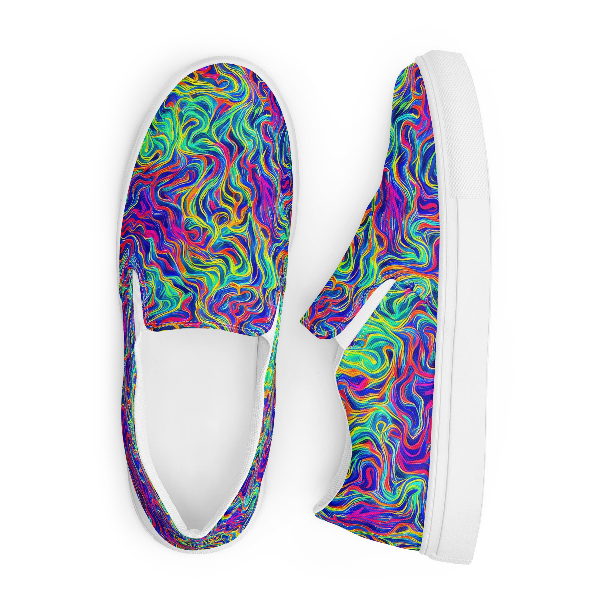Colourstorm on Men's Slip-On Canvas Shoes — Front