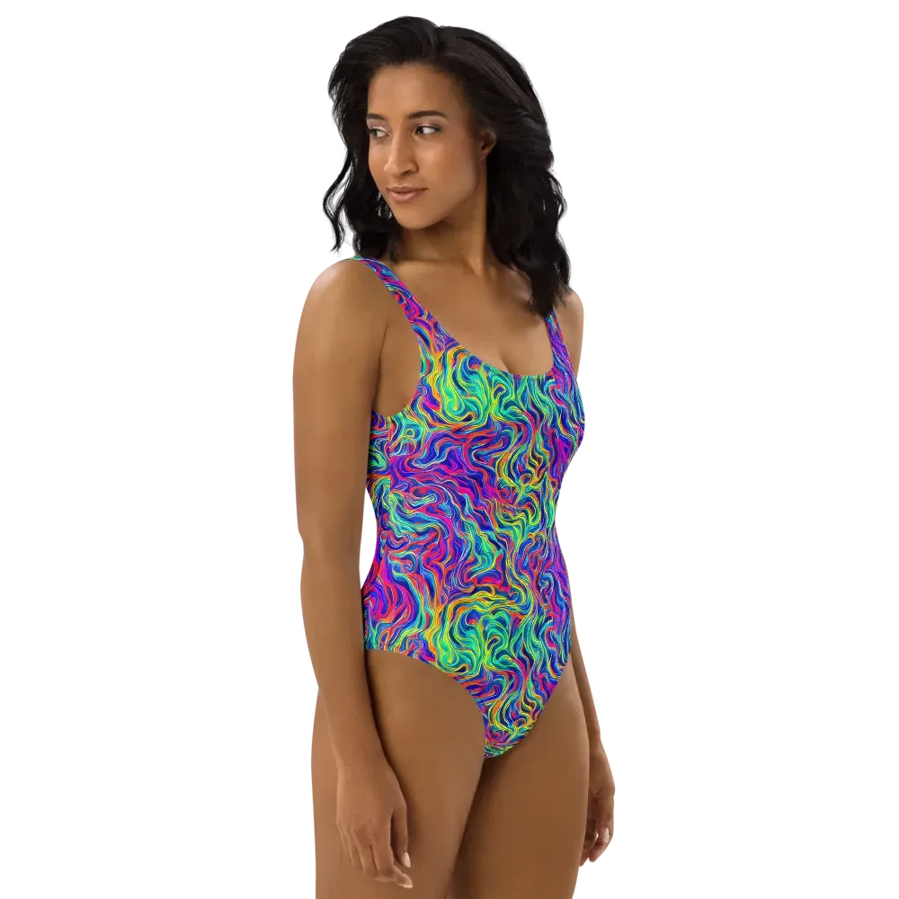 Colourstorm on One-Piece Swimsuit — Right