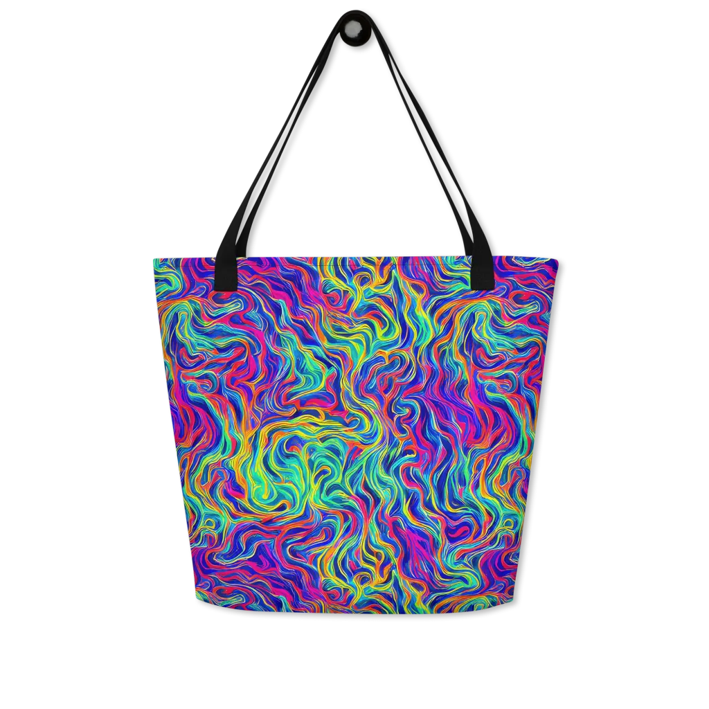 Colourstorm on Large Tote Bag W/ Pocket — Front