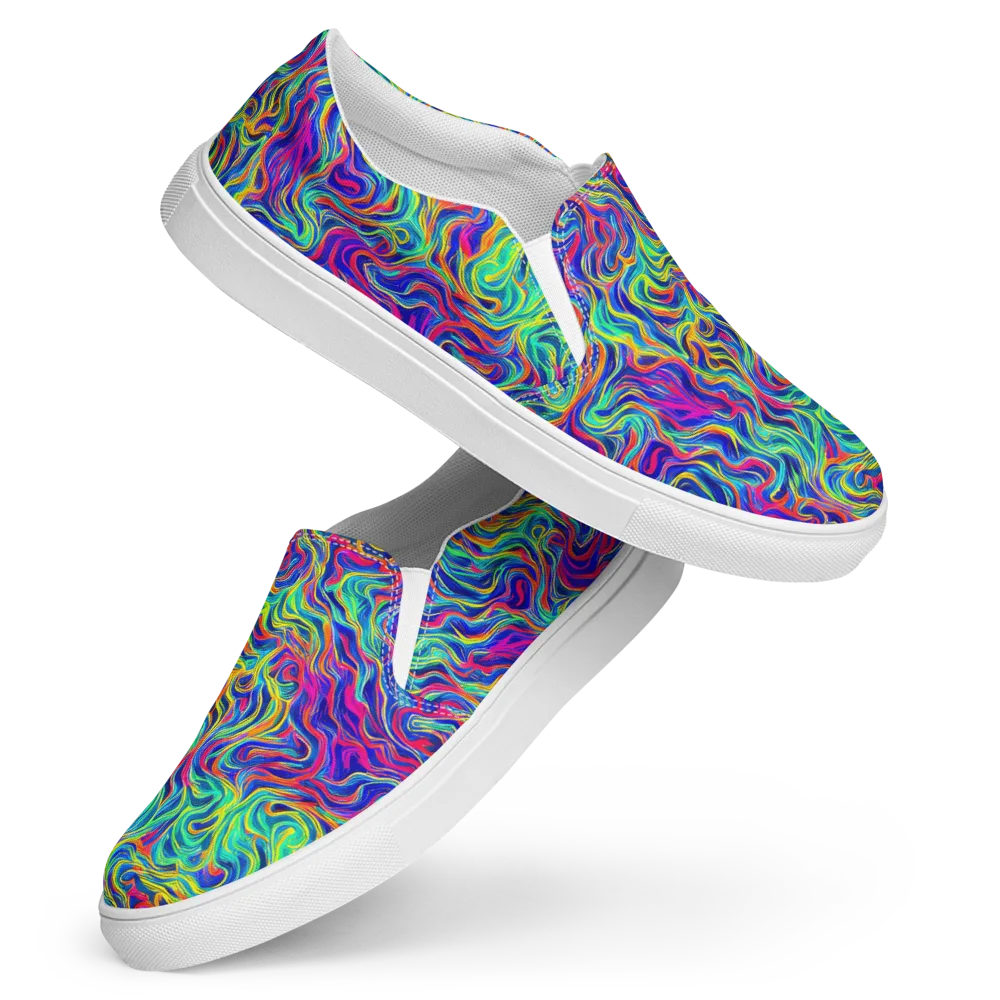 Colourstorm on Women's Slip-On Canvas Shoes — Front