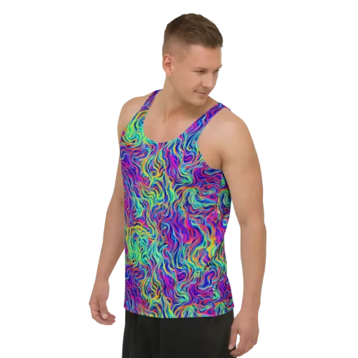Colourstorm on a Men's Tank Top