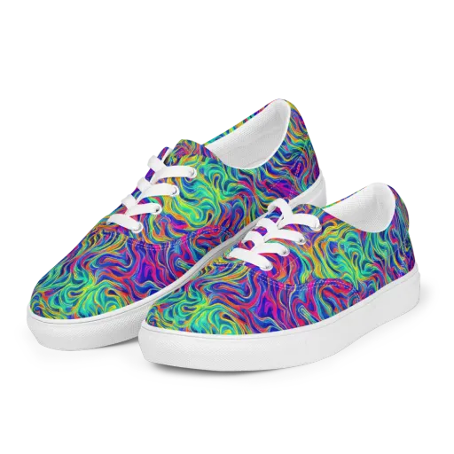 Colourstorm on a Men's Lace-Up Canvas Shoes