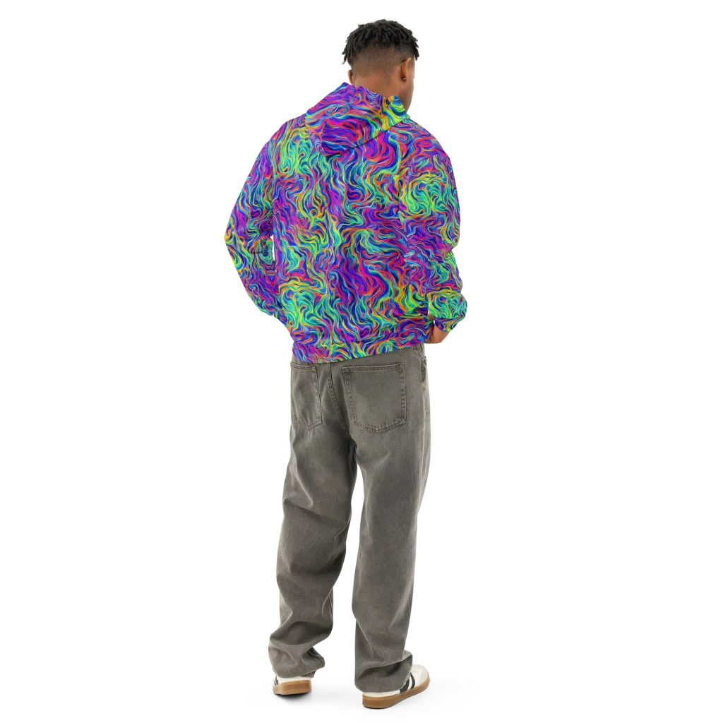 Colourstorm on Cotton Hoodie — Back