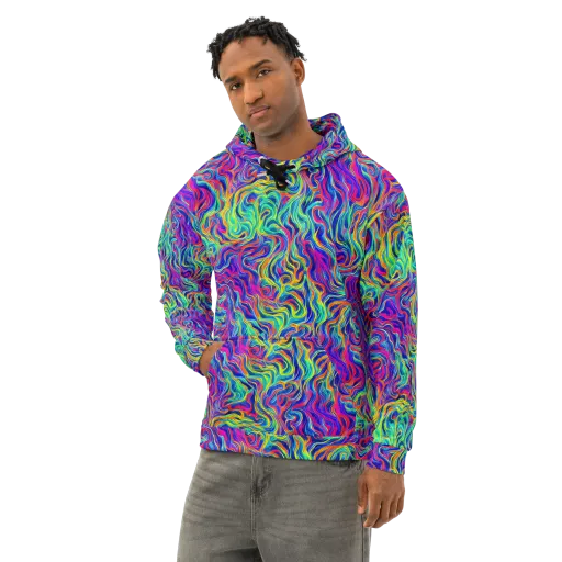 Colourstorm on a Cotton Hoodie