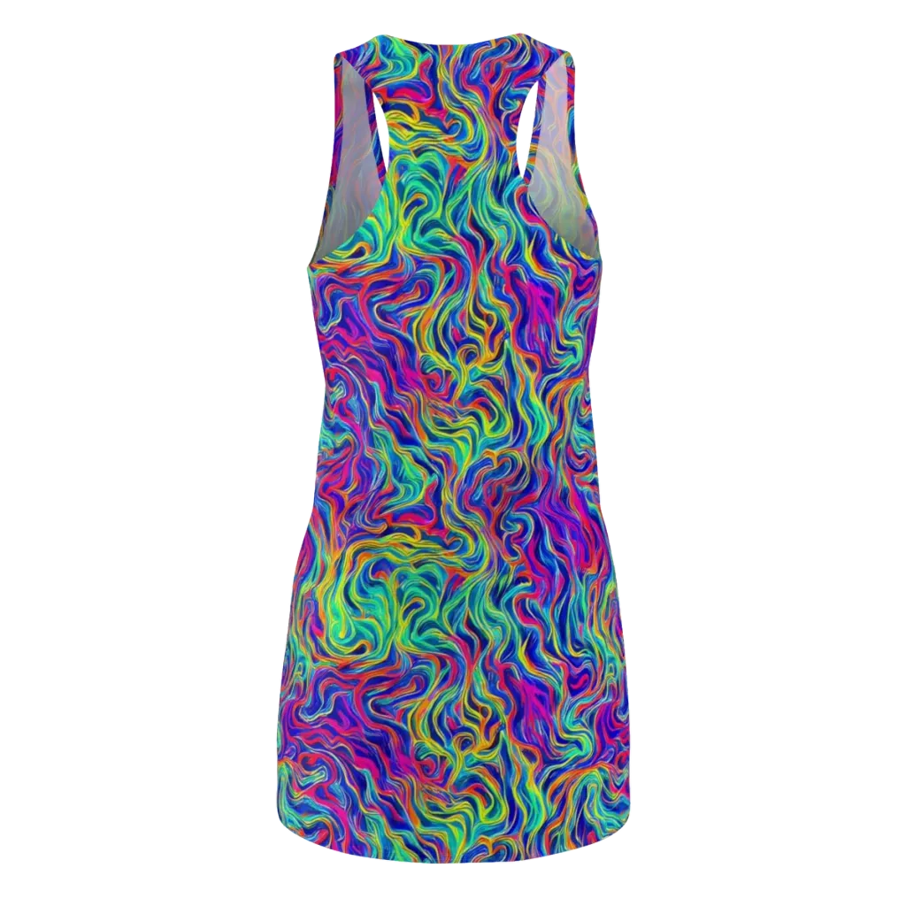 Colourstorm on Racerback Dress — Back