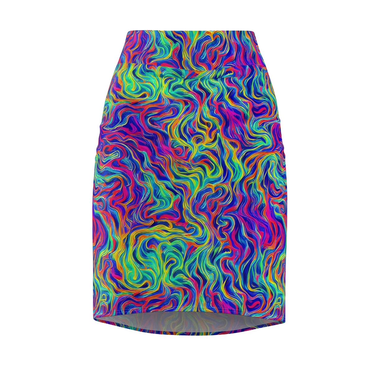 Colourstorm on Pencil Skirt — Front