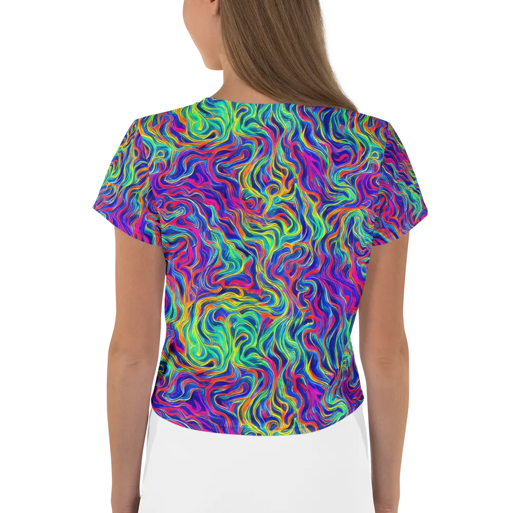 Colourstorm on Crop Tee — Back
