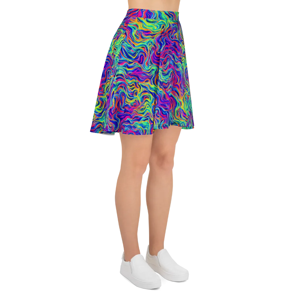 Colourstorm on Skater Skirt — Right
