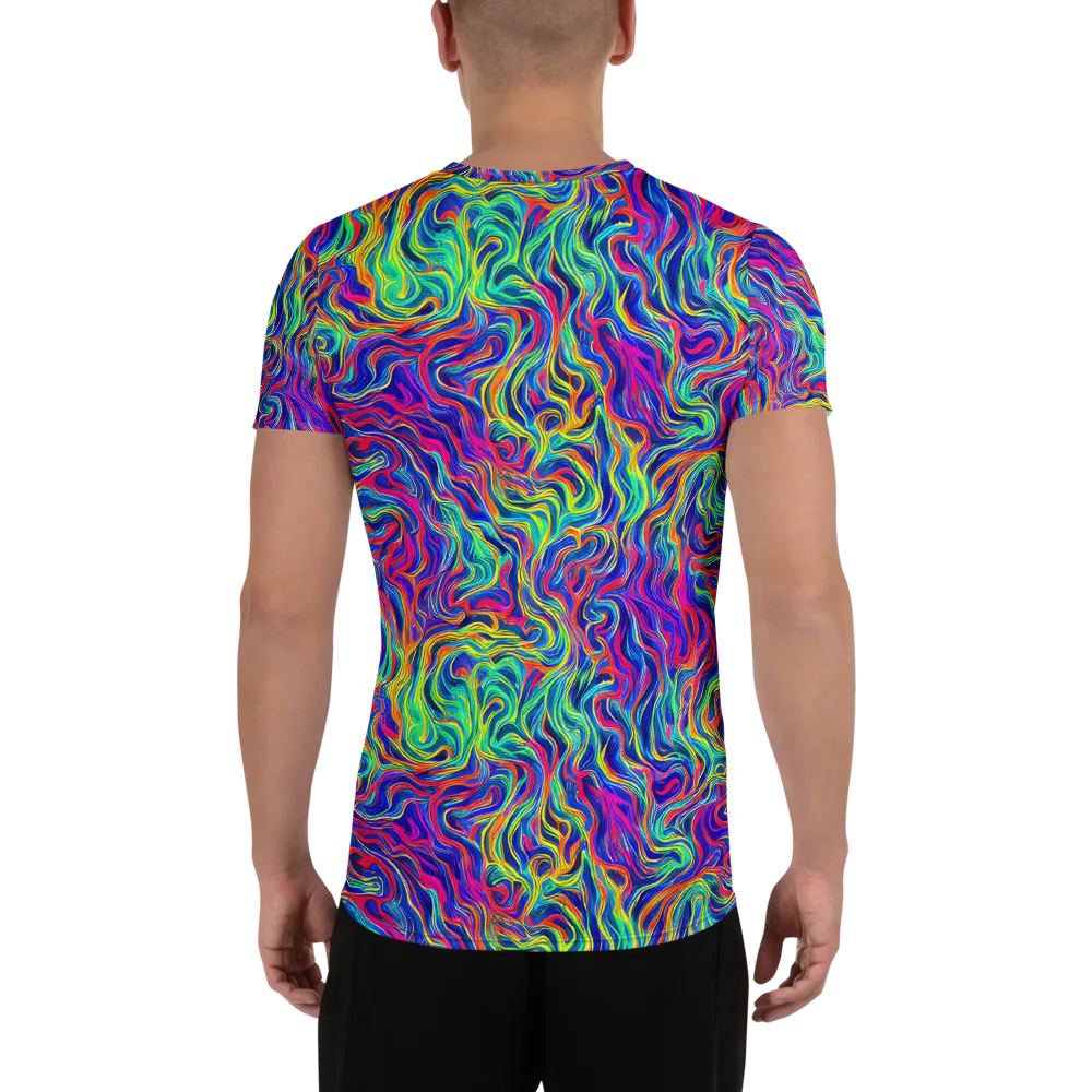 Colourstorm on Men's Athletic T-Shirt — Back