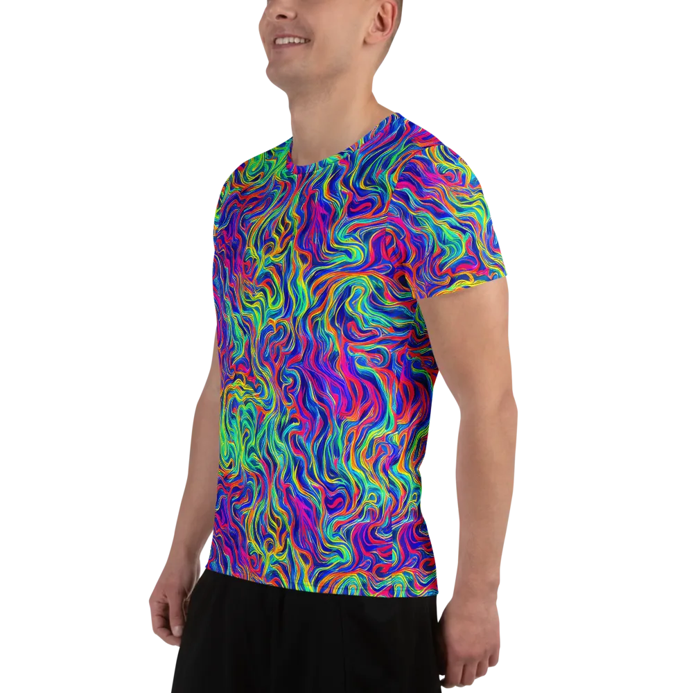 Colourstorm on Men's Athletic T-Shirt — Left