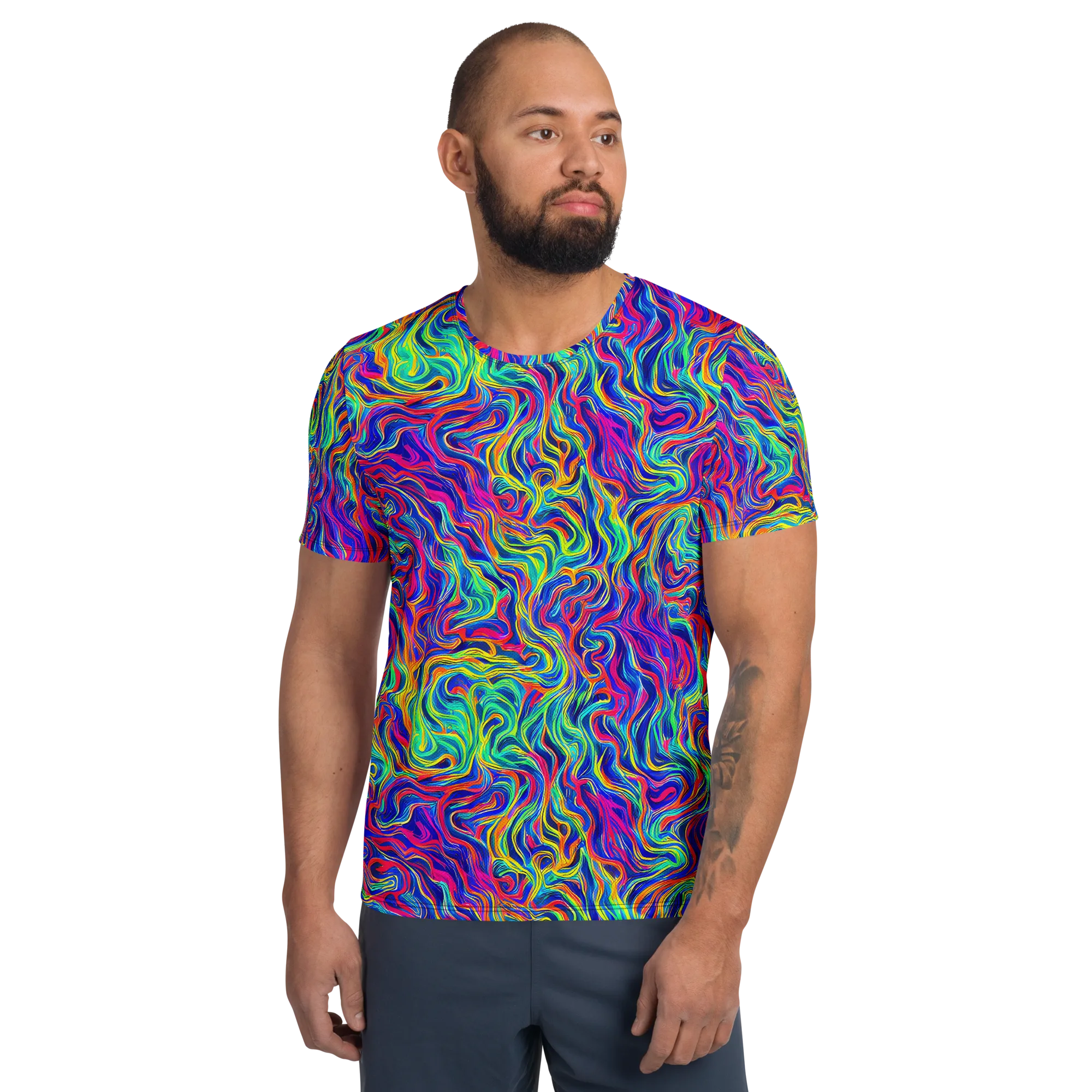 Colourstorm on Men's Athletic T-Shirt — Front