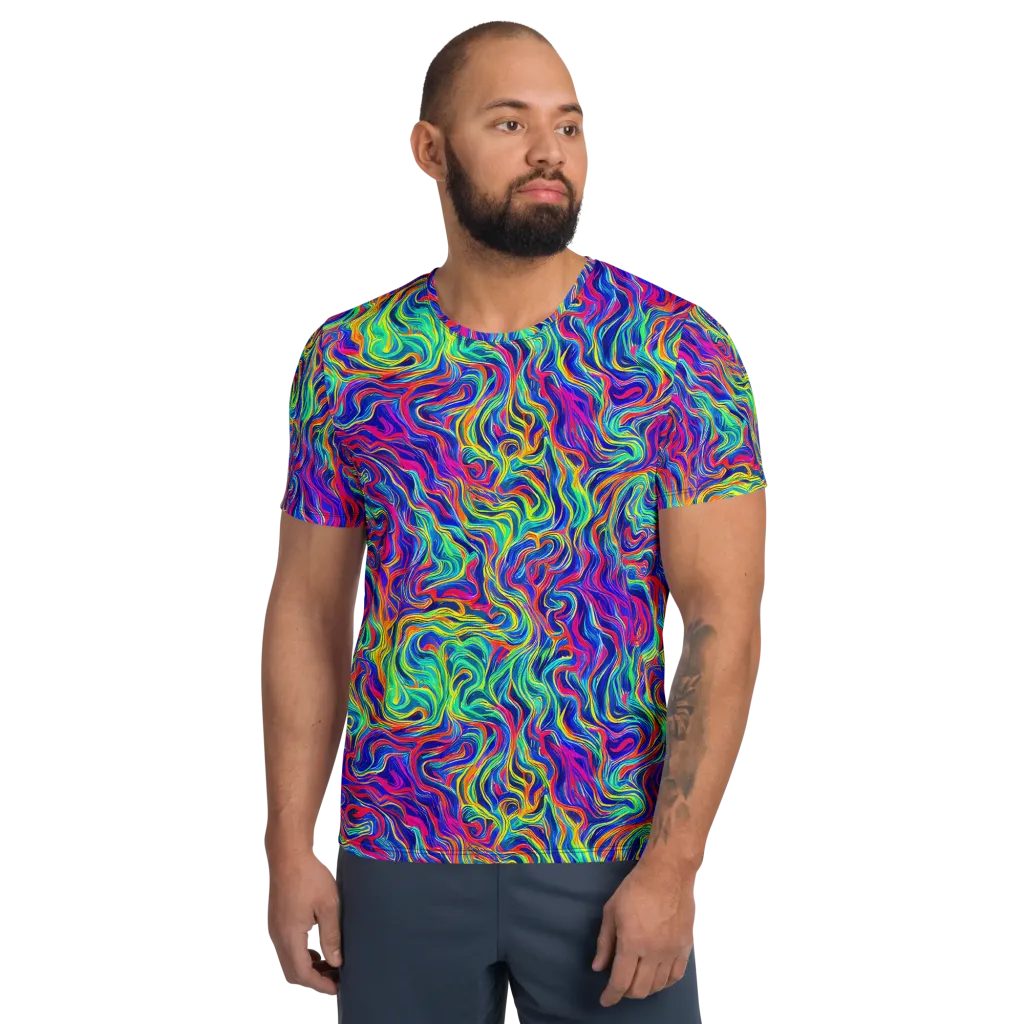 Colourstorm on Men's Athletic T-Shirt — Front