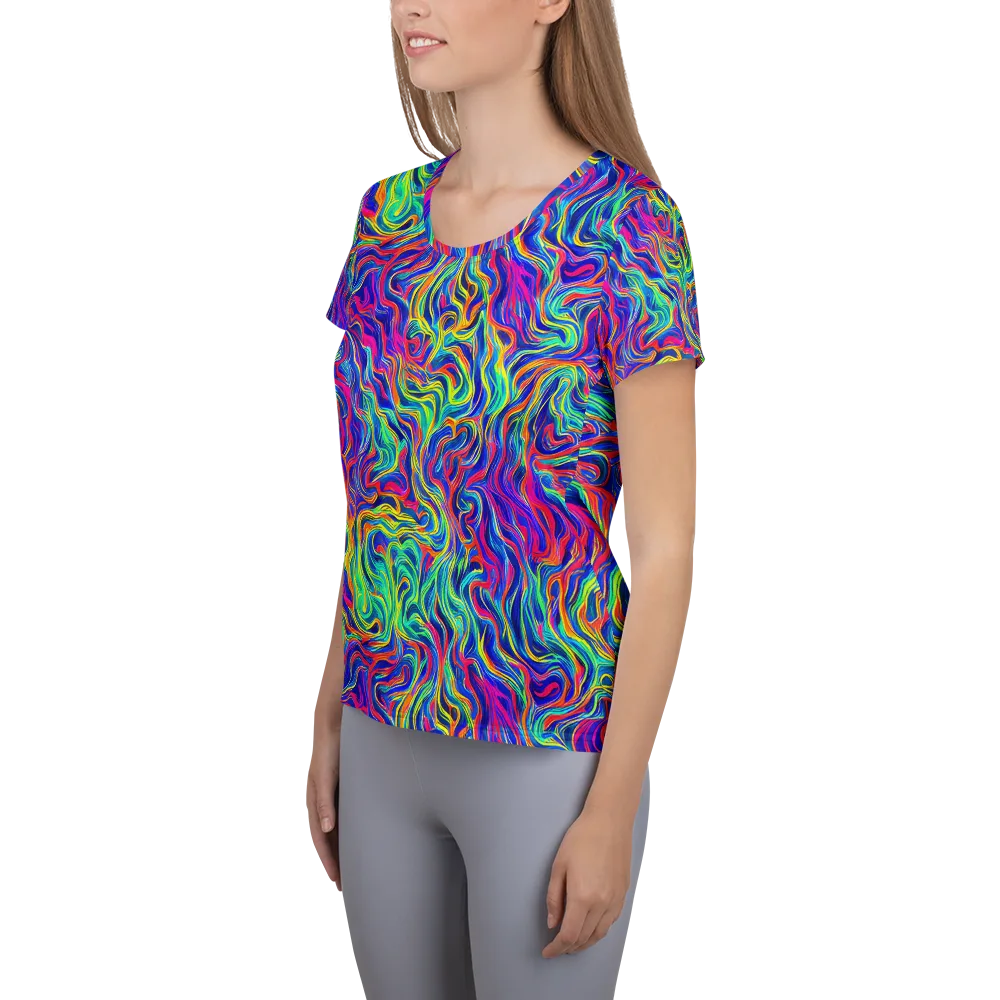 Colourstorm on Women's Athletic T-Shirt — Left