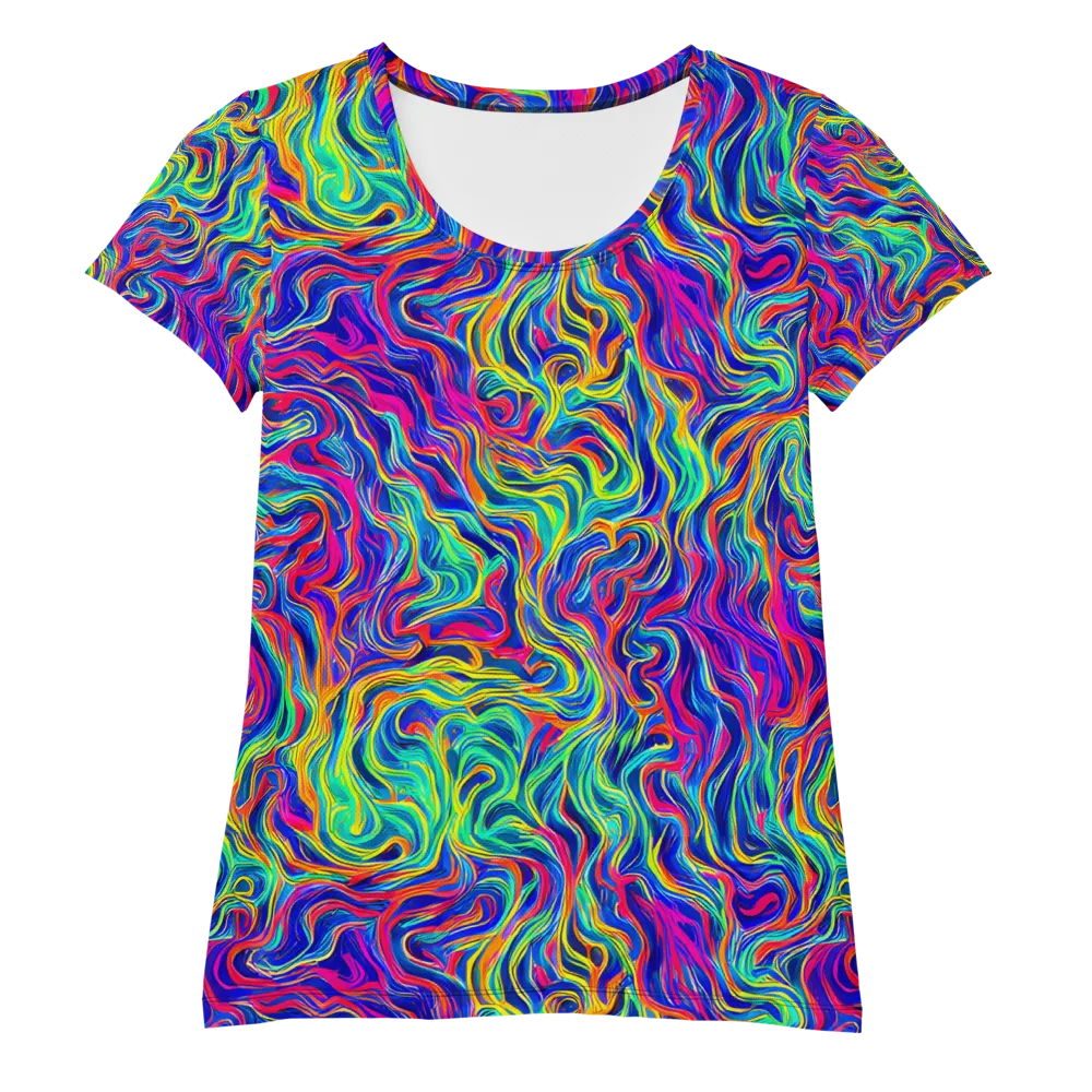 Colourstorm on Women's Athletic T-Shirt — Front