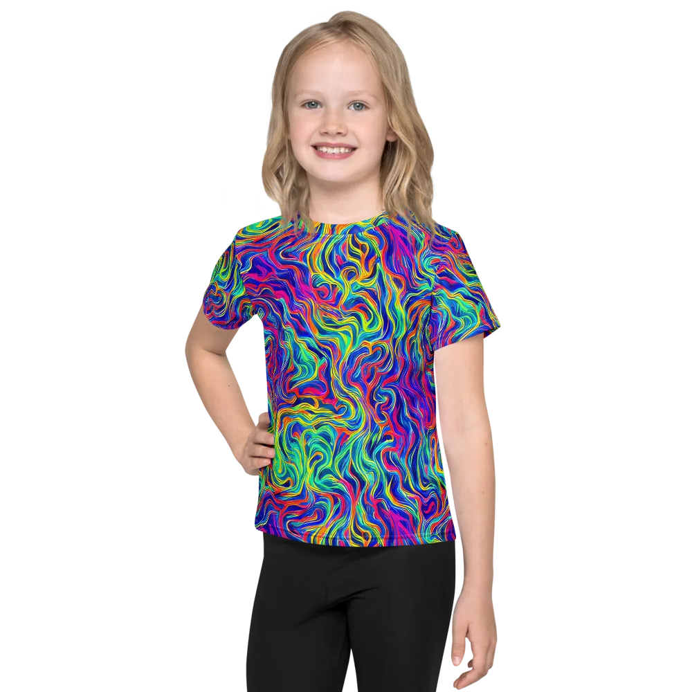 Colourstorm on Kids Crew Neck T-Shirt — Front