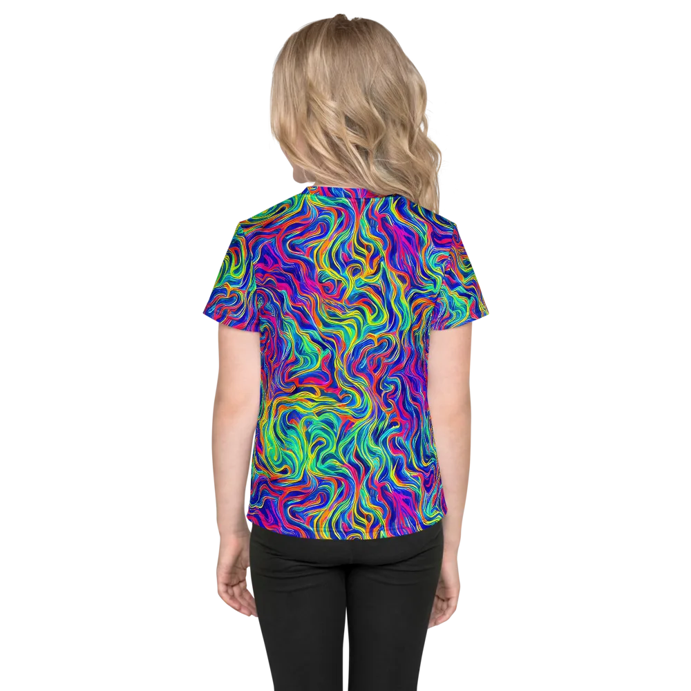 Colourstorm on Kids Crew Neck T-Shirt — Back