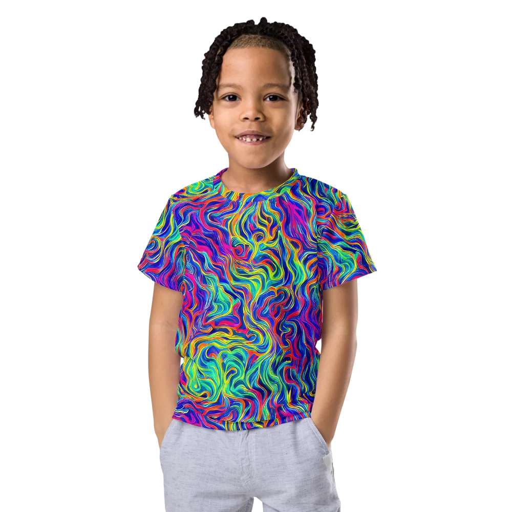 Colourstorm on Kids Crew Neck T-Shirt — Front