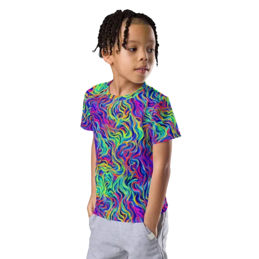 Colourstorm on a Kids Crew Neck T-Shirt