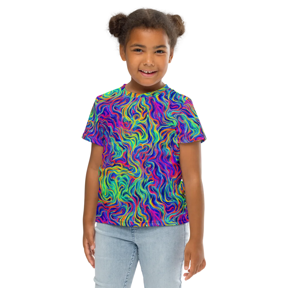 Colourstorm on Kids Crew Neck T-Shirt — Front