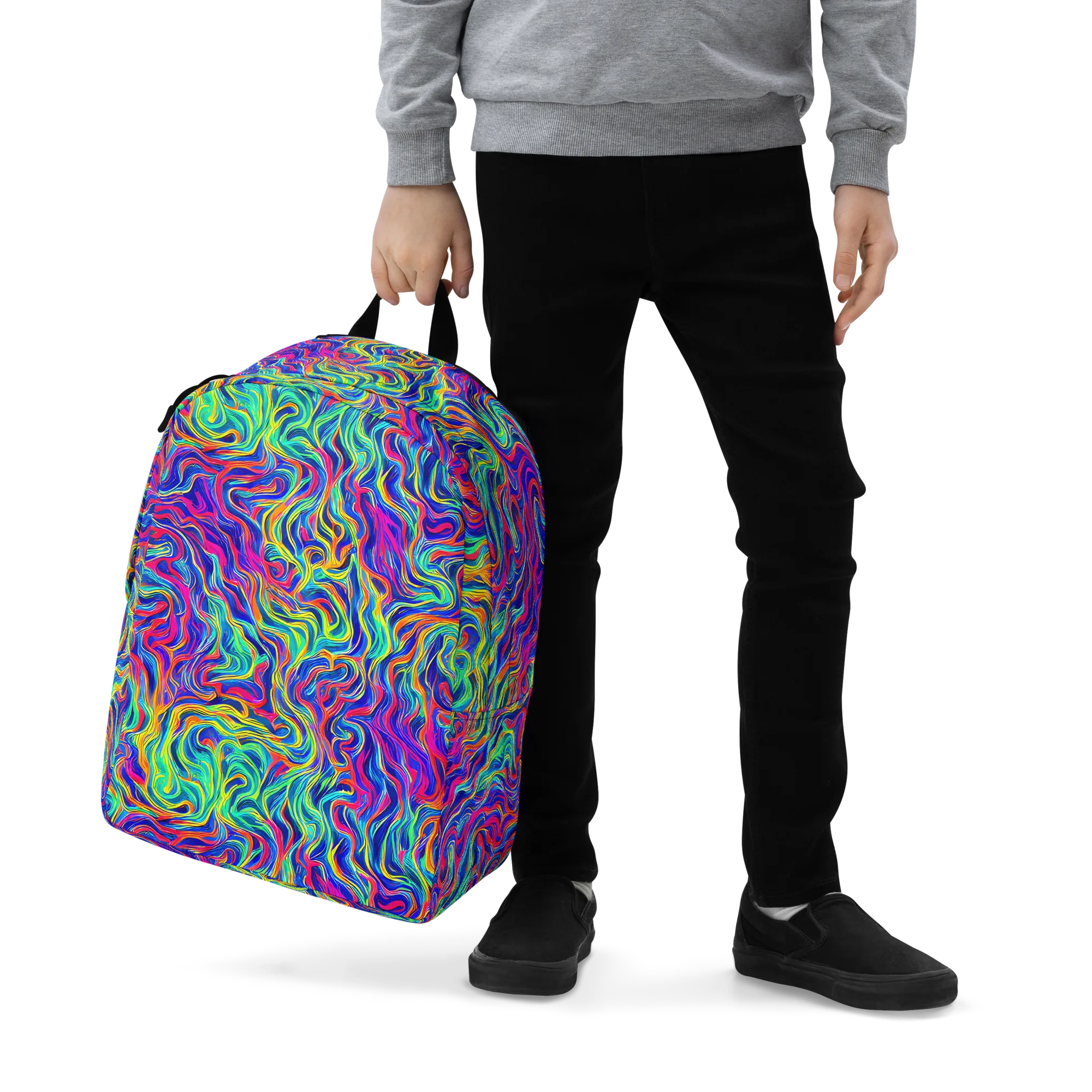 Colourstorm on Minimalist Backpack — Zoomed-in