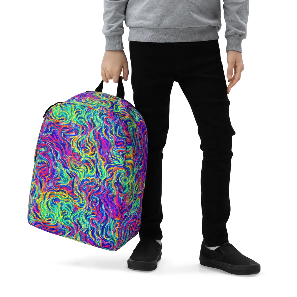 Colourstorm on Minimalist Backpack — Zoomed-in