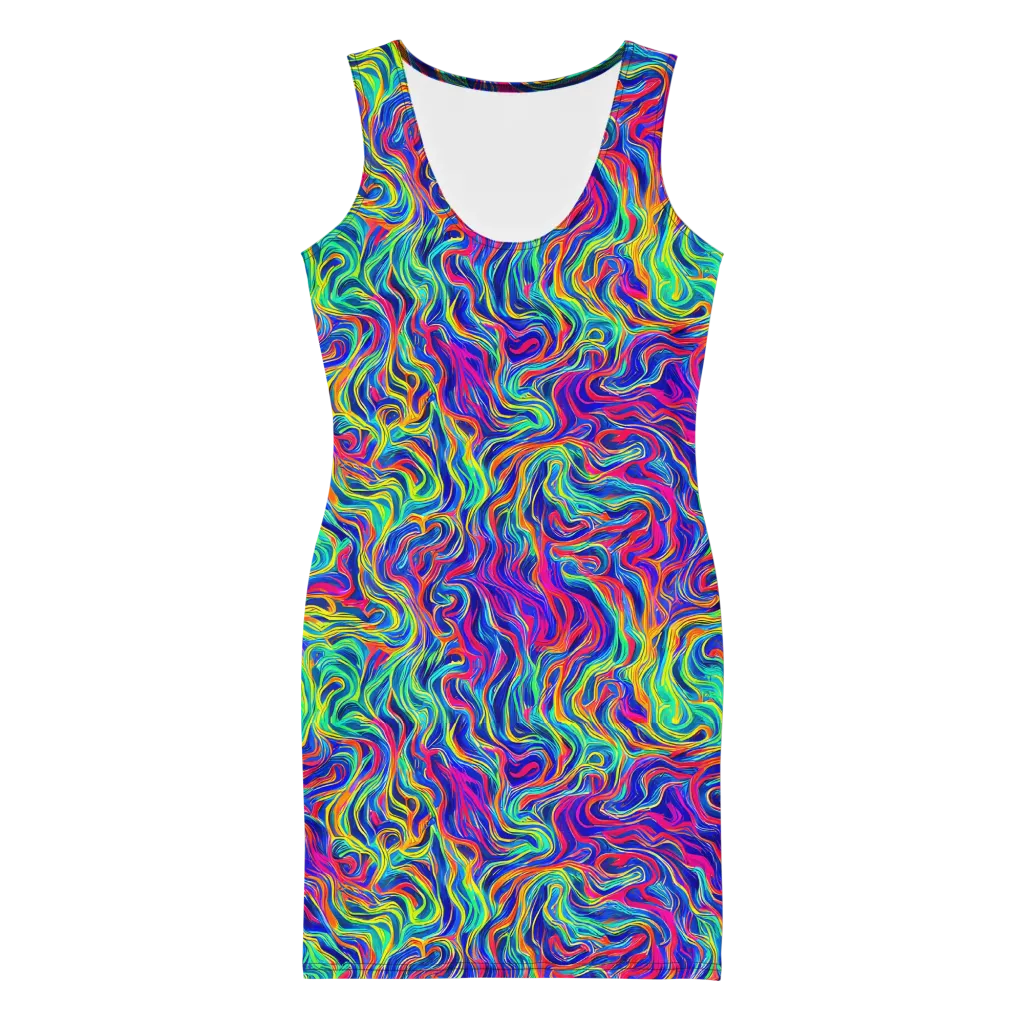 Colourstorm on Bodycon Dress — Front
