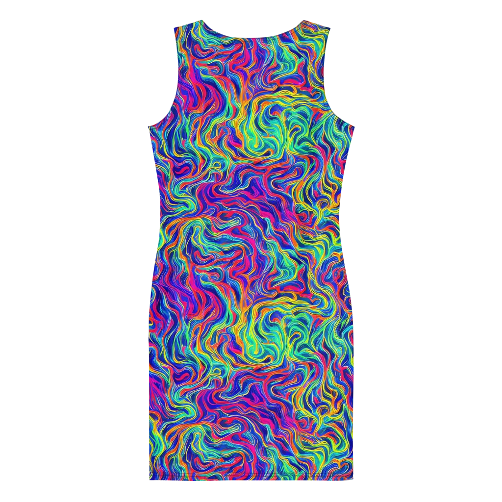 Colourstorm on Bodycon Dress — Back