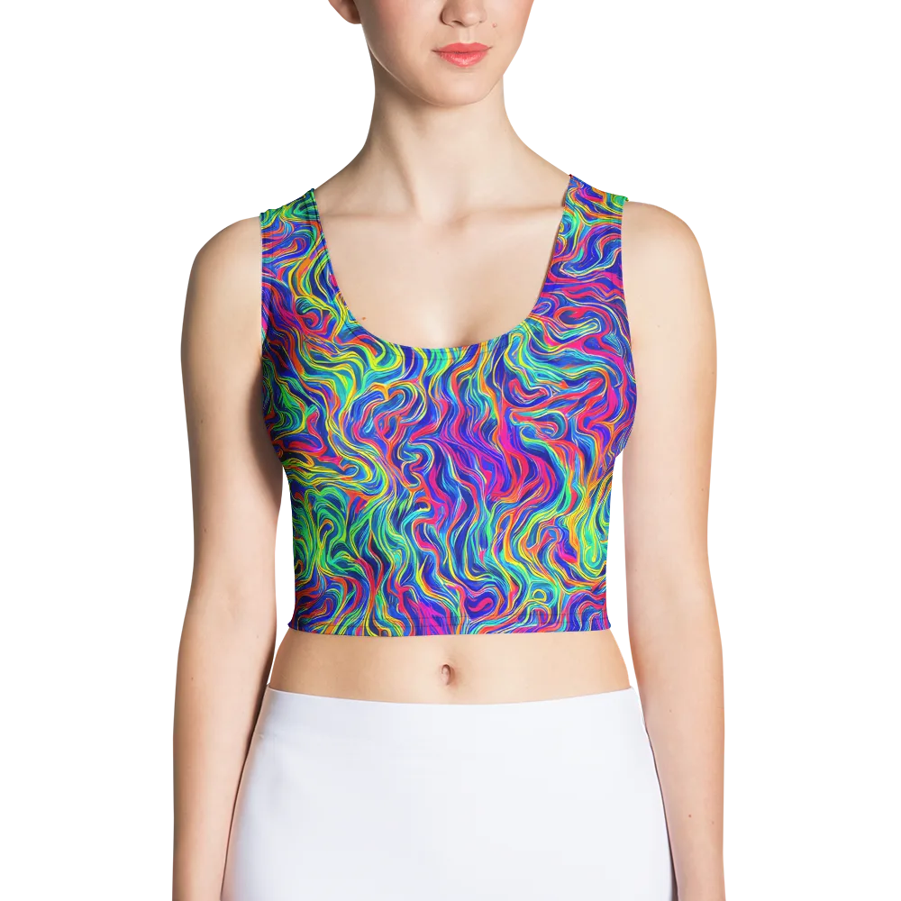 Colourstorm on Crop Top — Front